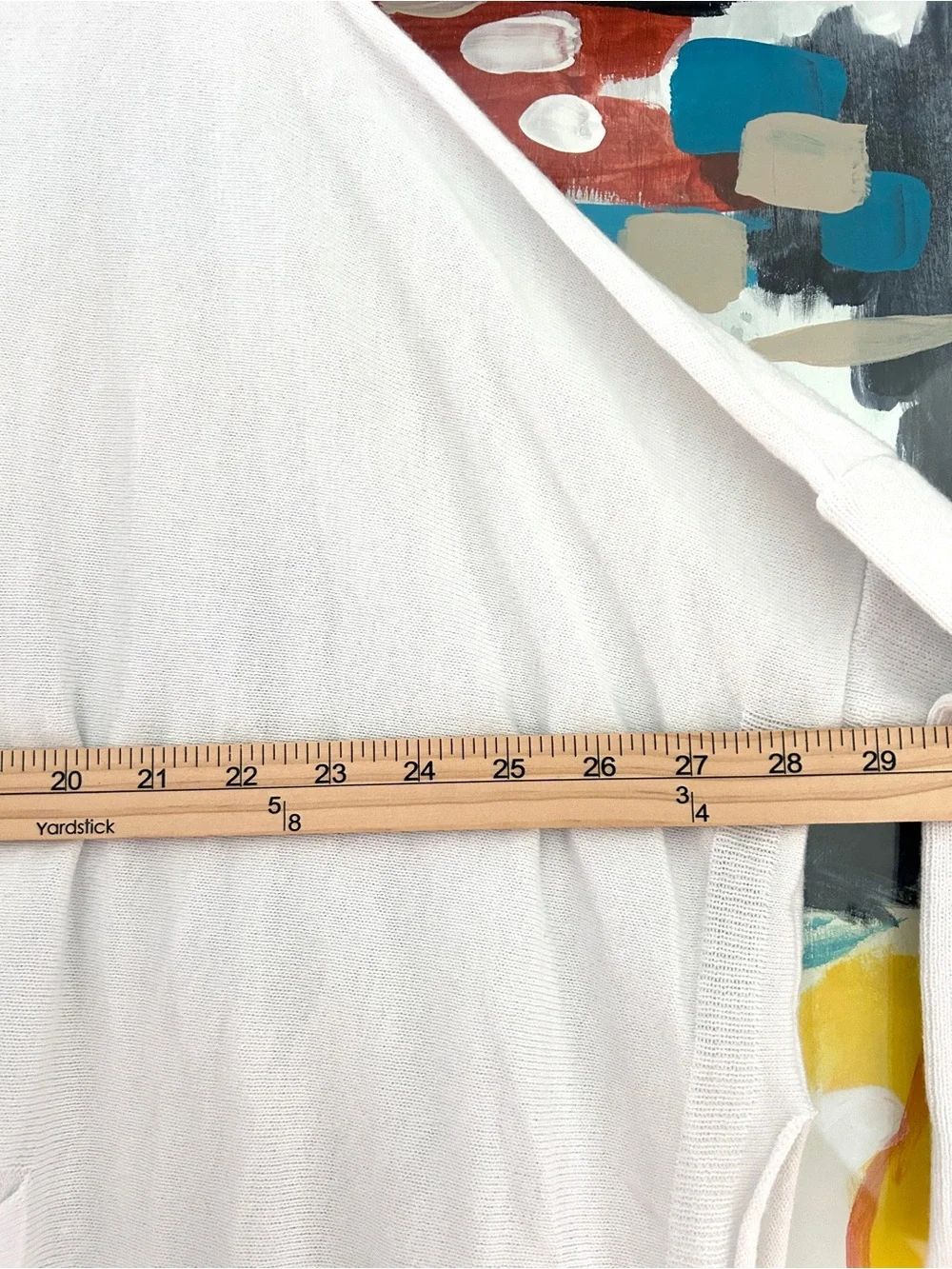 Mersea Catalina Sweater White Top Women's OS One Size Relaxed Travel Coastal - Picture 10 of 16